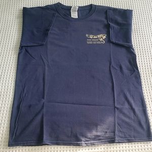 Irish pub tee shirt. Gildan, Size Large, Navy Blue
